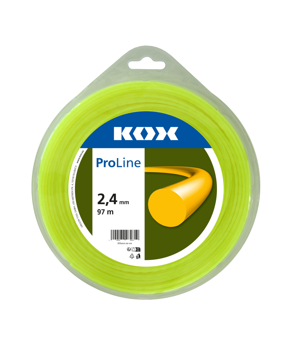 KOX ProLine Fil rond pour dbroussailleuse, XXF211