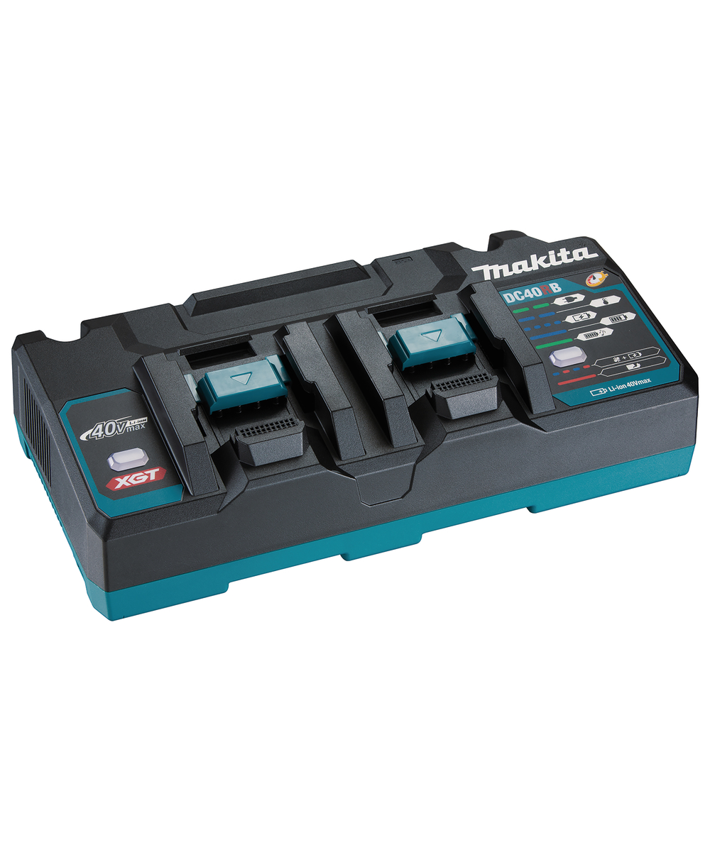 Double chargeur rapide Makita DC40RB, pour deux batteries Makita 40 V, XXMAK-DC40RB