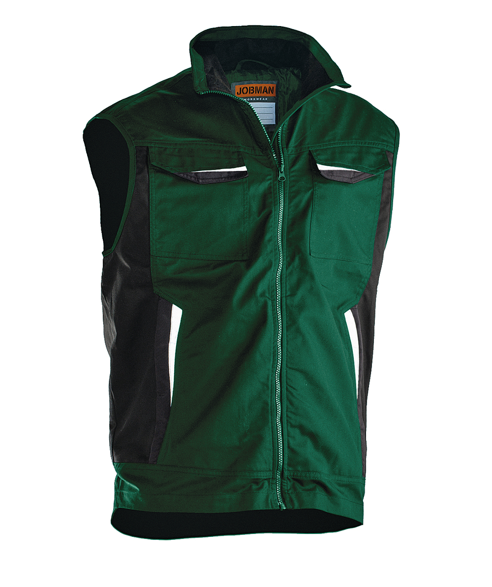 Gilet de travail Jobman 7507 vert, vert, XXJB7507GR