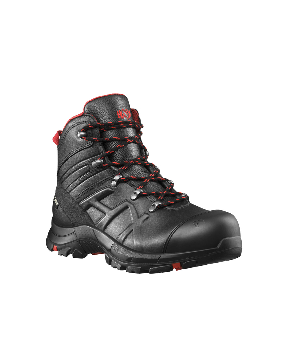Chaussures de sécurité Haix® Black Eagle Safety 54 Mid, noir/rouge