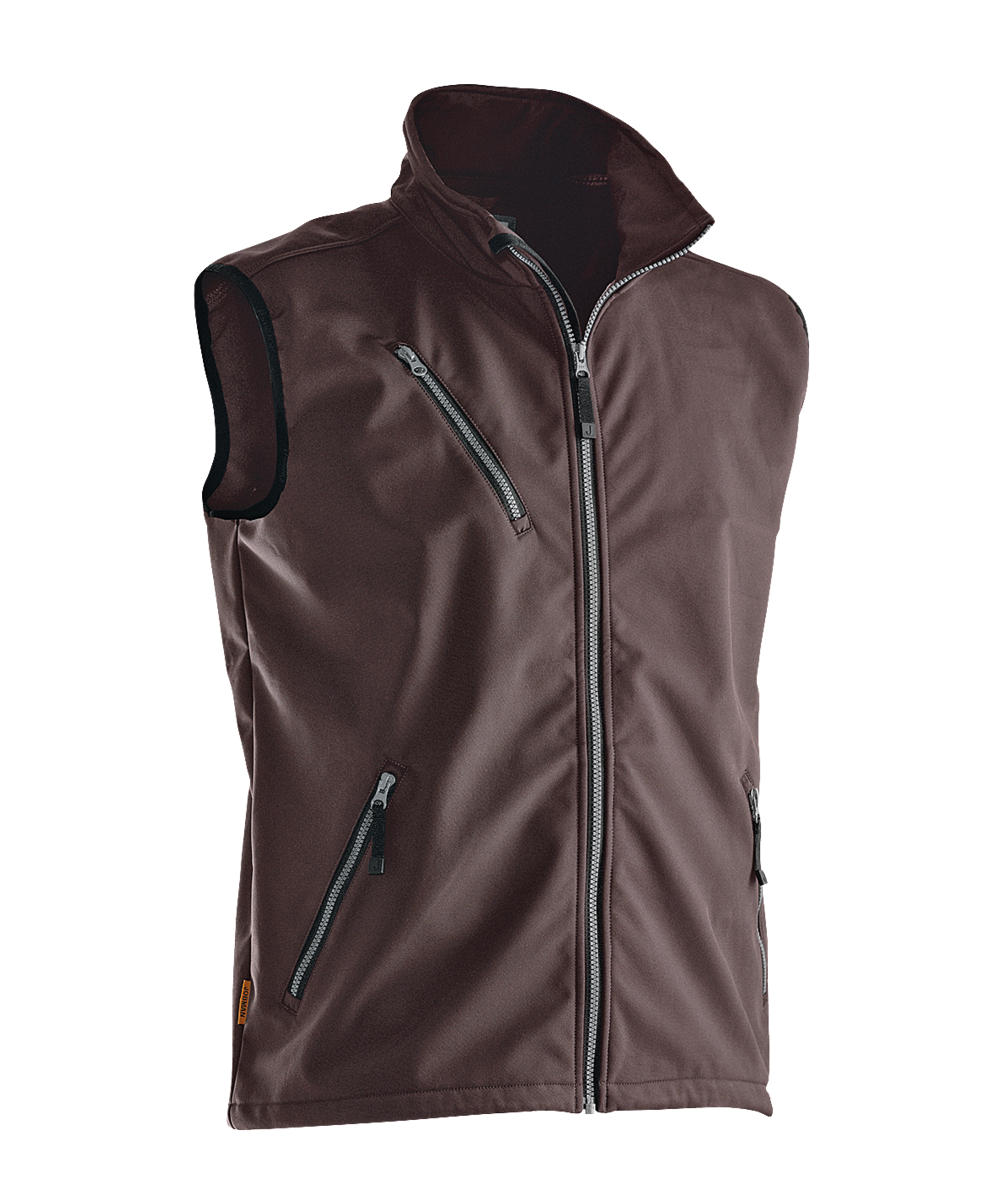 Jobman gilet softshell 7502, marron, XXJB7502BR