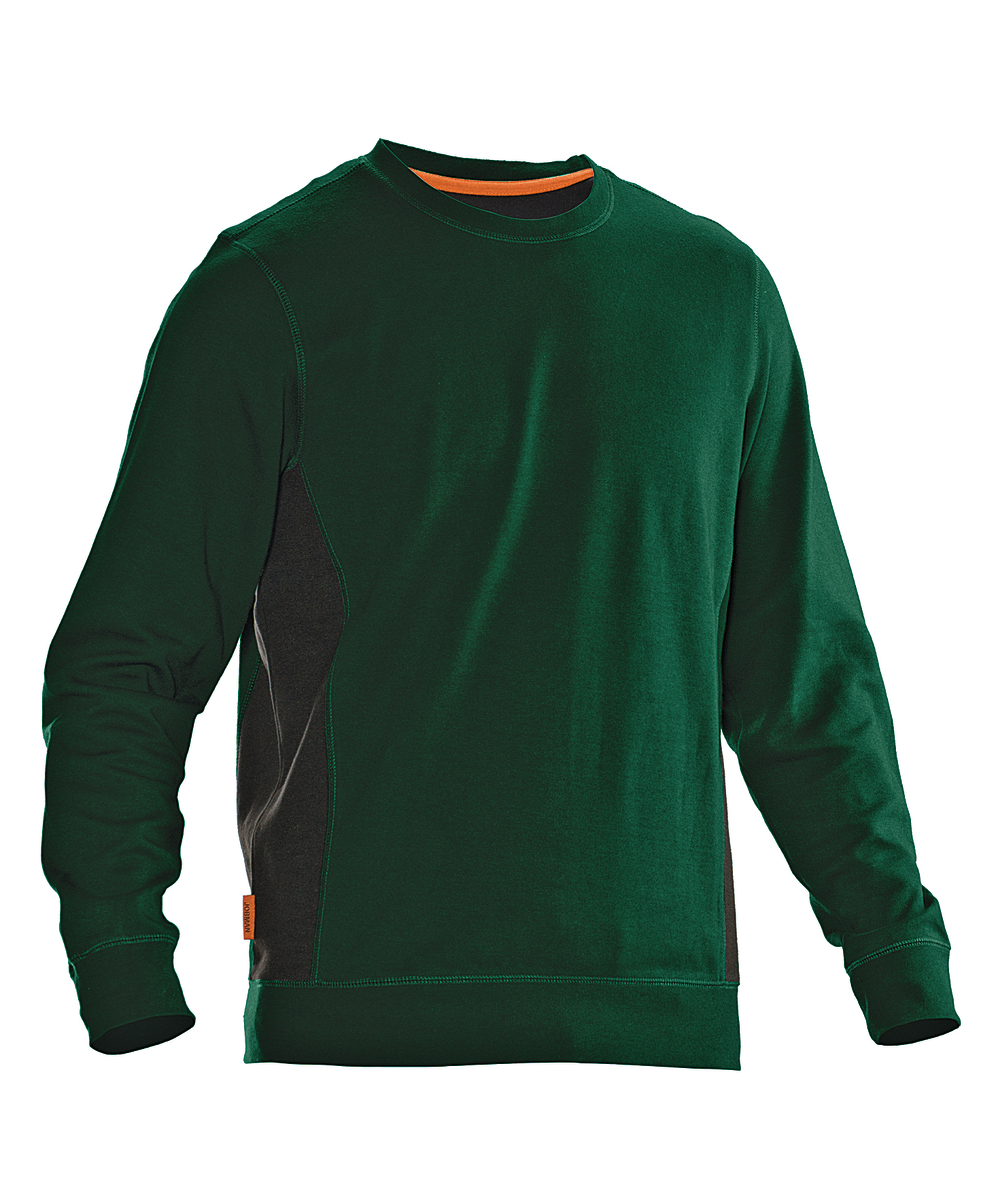 Sweat-shirt Jobman 5402 vert/noir