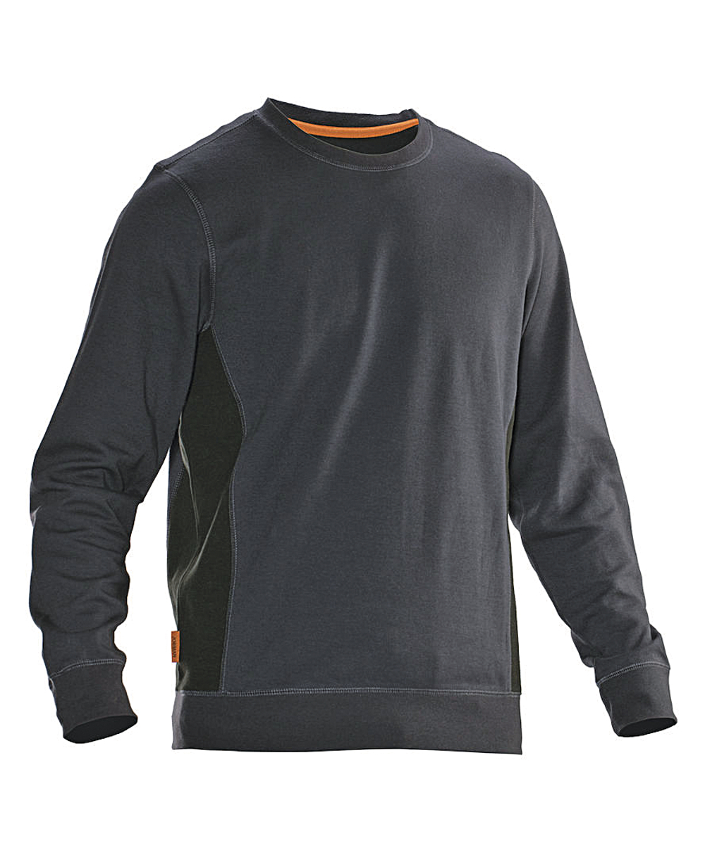 Sweat-shirt Jobman 5402 gris/noir