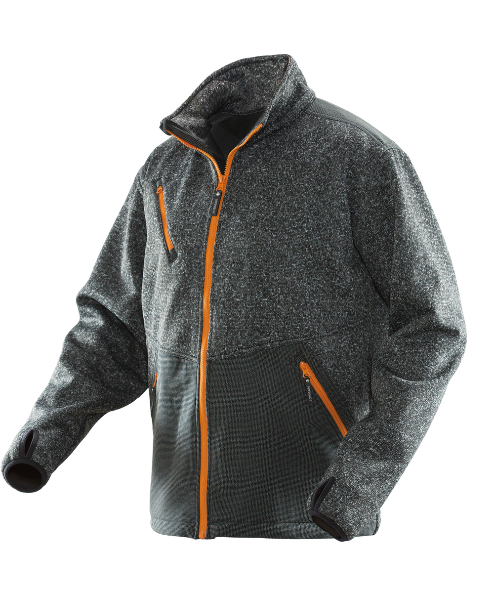 Jobman veste softshell 1247, noir/orange, XXJB1247SO