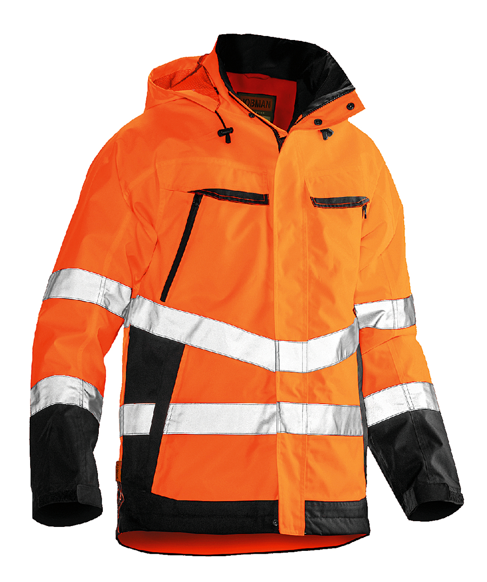 Jobman veste softshell HiVis 1283 , orange/noir, XXJB1283O