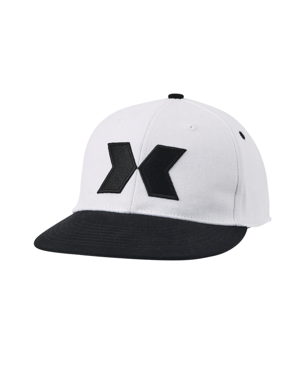 KOX Flatpeak Cap, blanc/noir, XX72513