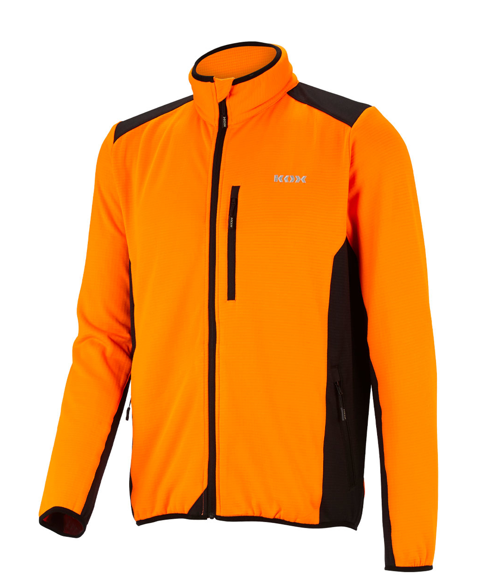 KOX Veste fonctionnelle Iso, Orange/noir, XX76120