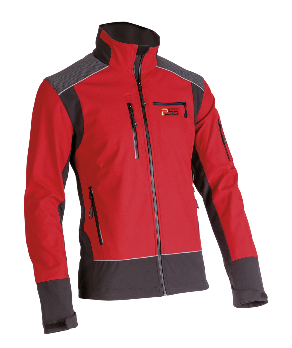 PSS X-treme Shell Veste Soft Shell, rouge/noir, XX76111