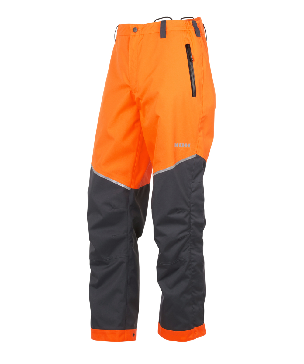 Pantalon de pluie KOX Aquatex 2.0, orange/gris, XX72208
