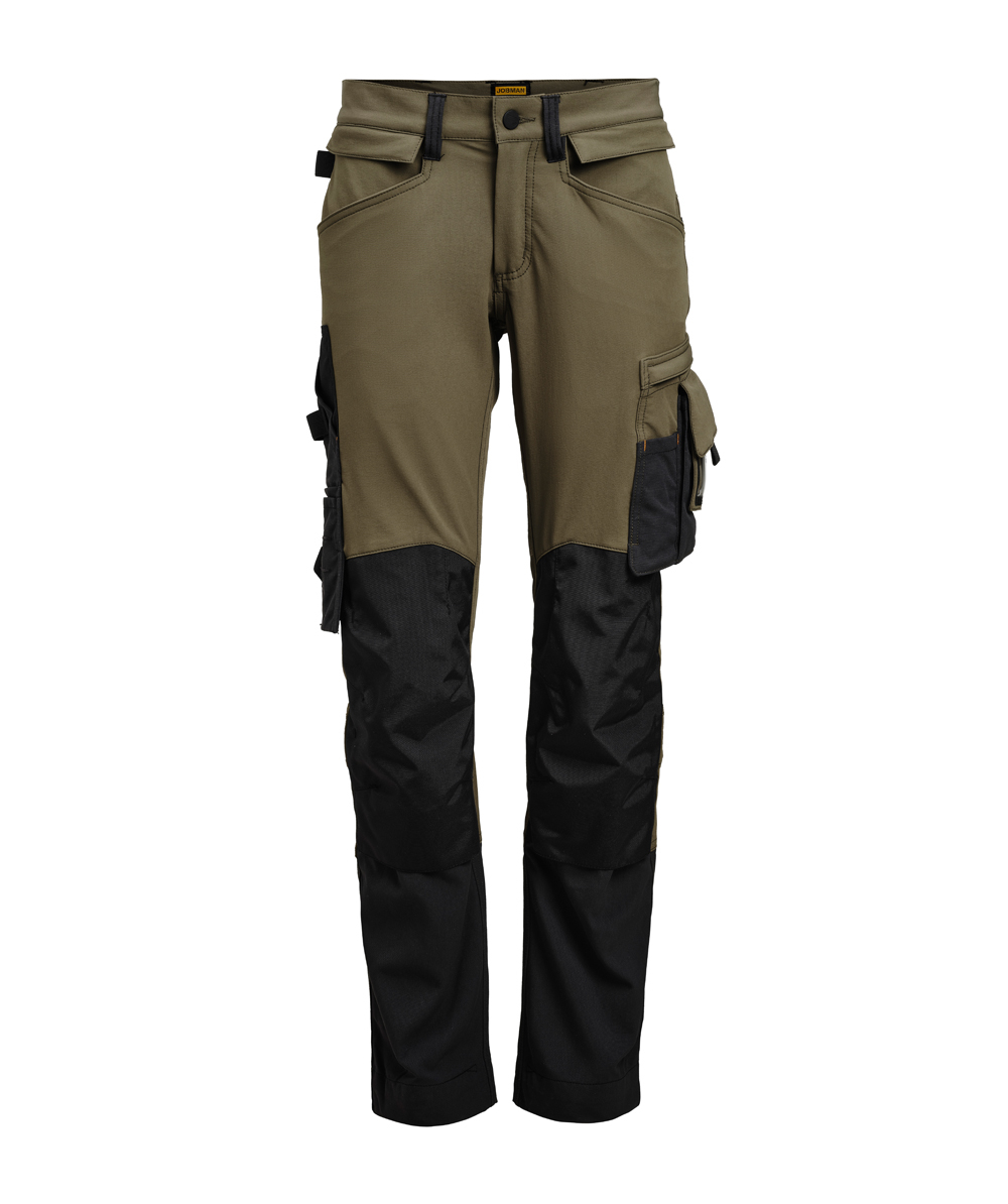 Pantalon de travail extensible Jobman 2391 kaki