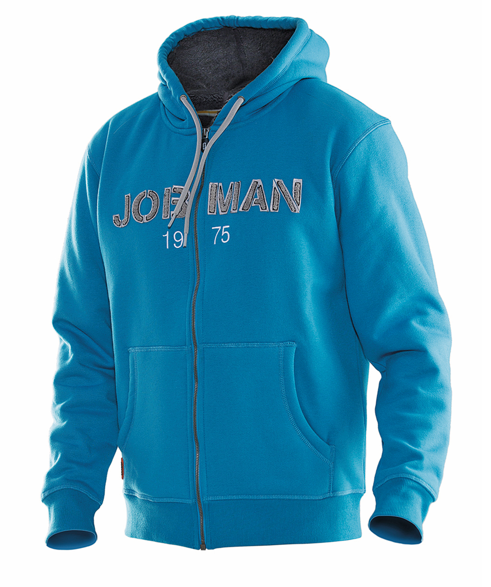 Pull  capuche Jobman 5154 bleu, bleu, XXJB5154B