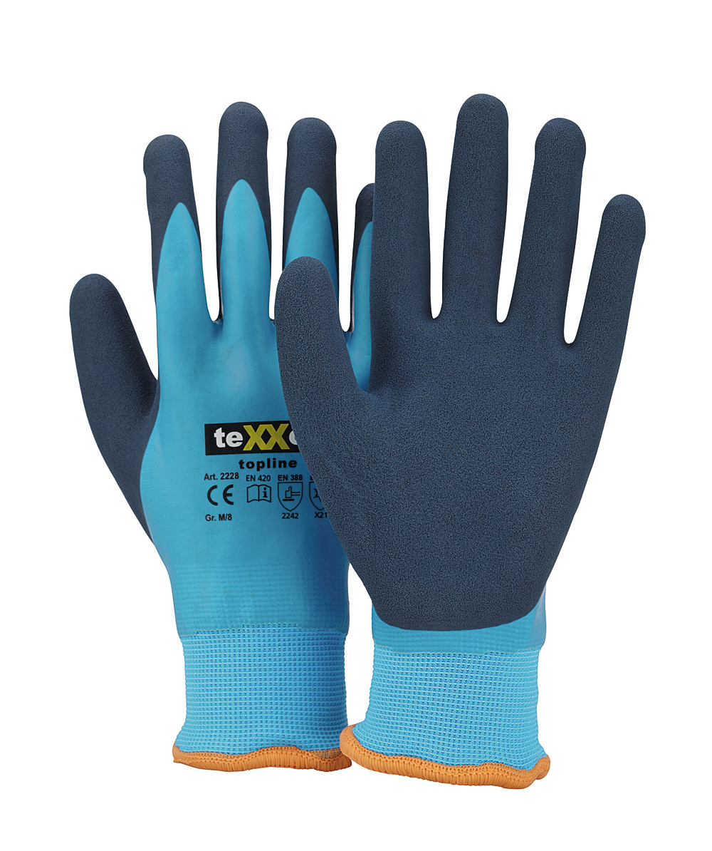 Texxor gants Topline en nylon et latex, XX75103