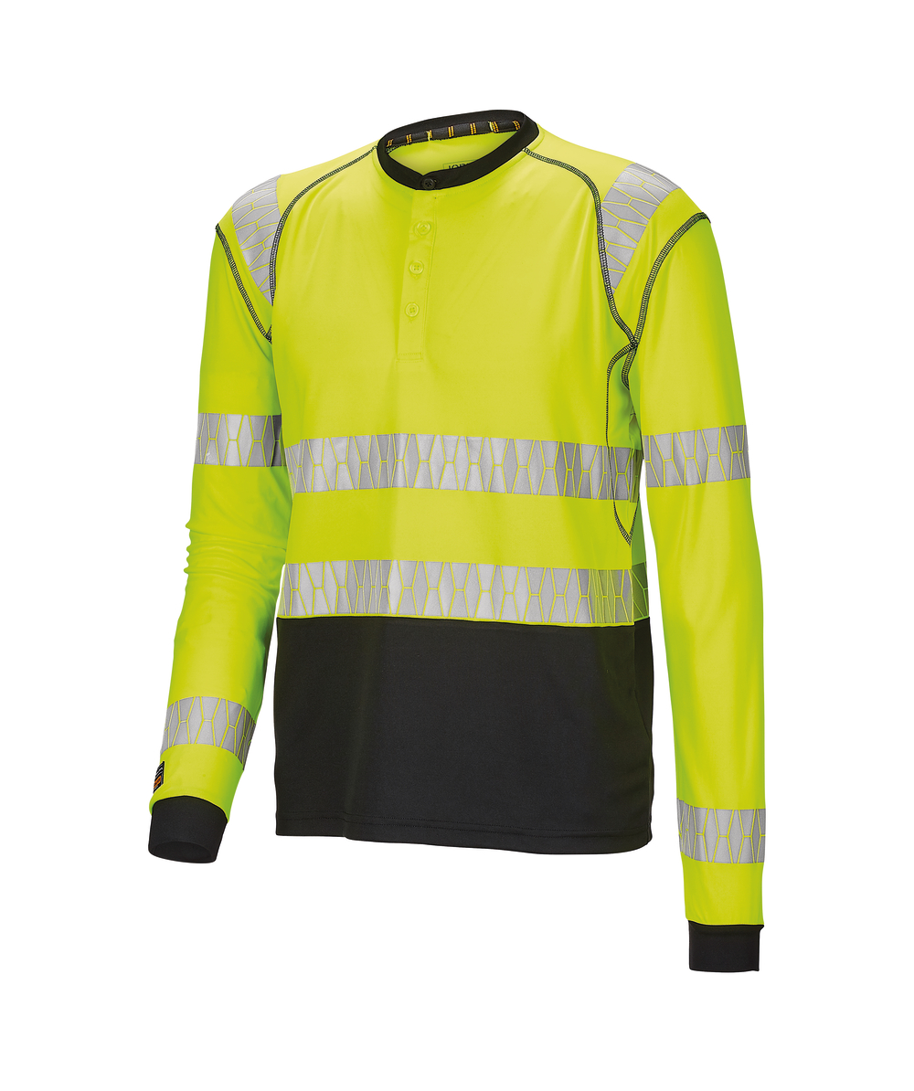 Tricot UV  manches longues Jobman HiVis 5598, jaune/noir, XXJB5598GS