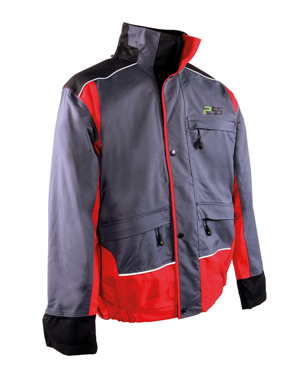 Veste de pluie PSS X-treme Rain Gris/rouge, Gris/rouge, XX72411