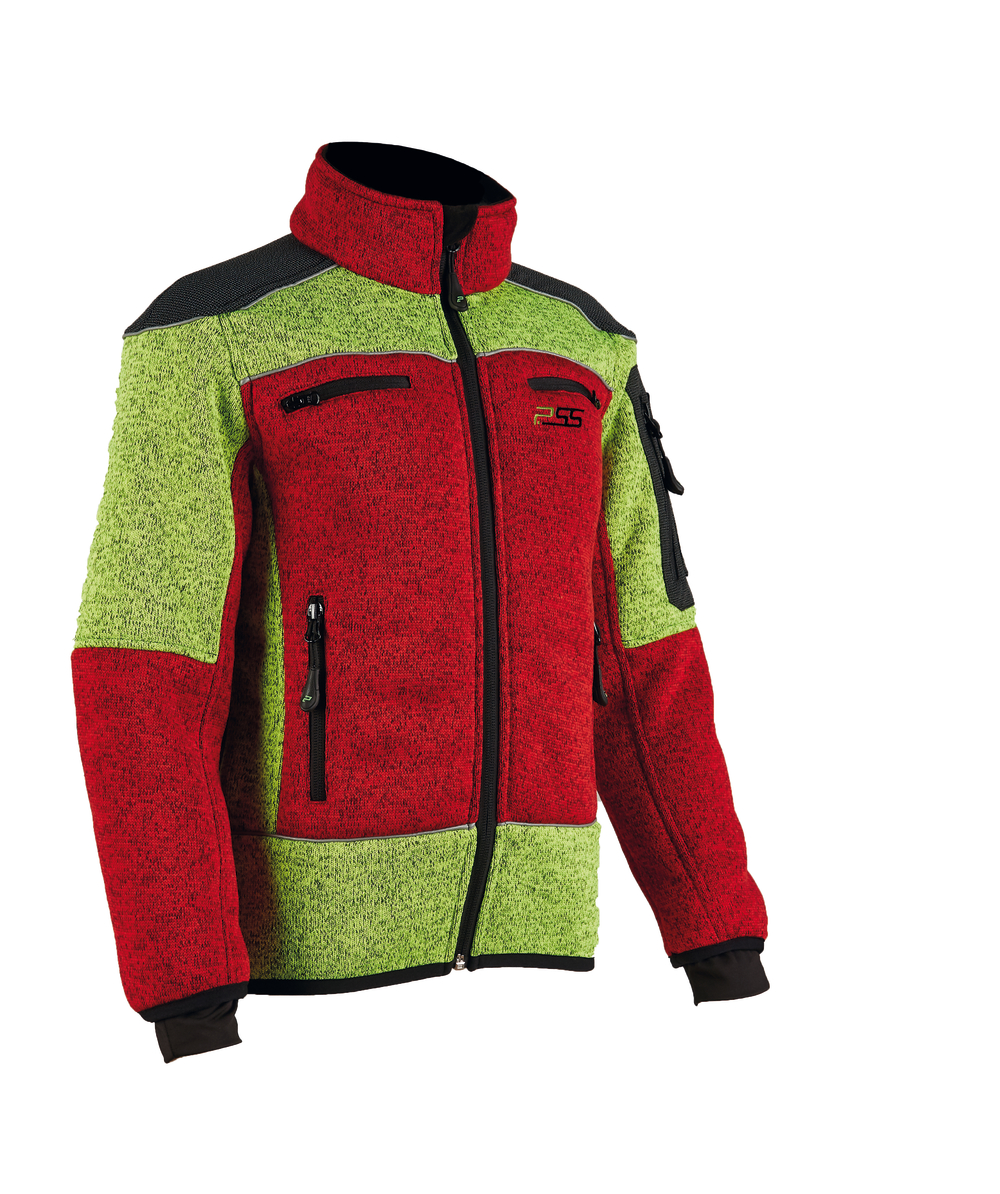 Veste en tricot polaire PSS pour enfant Xtreme Arctic Kids jaune/rouge, jaune/rouge, XX76133