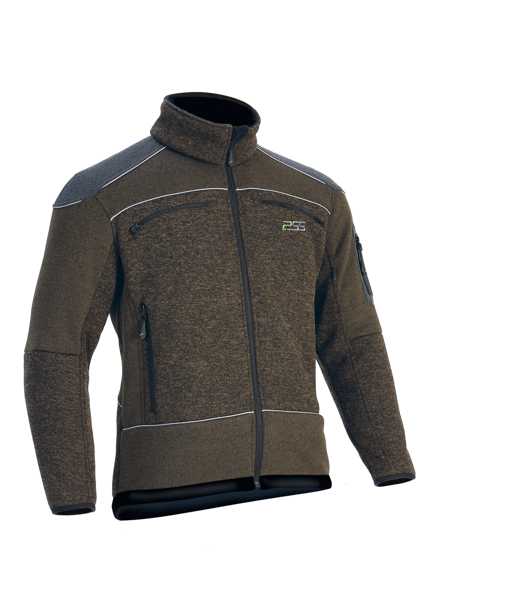 Veste en tricot polaire PSS pour enfant Xtreme Arctic Kids vert, vert, XX76134