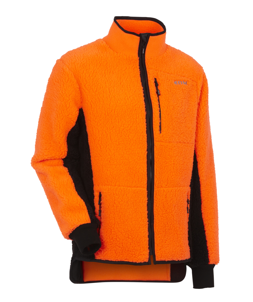 Veste polaire KOX, orange/noir, XX76129