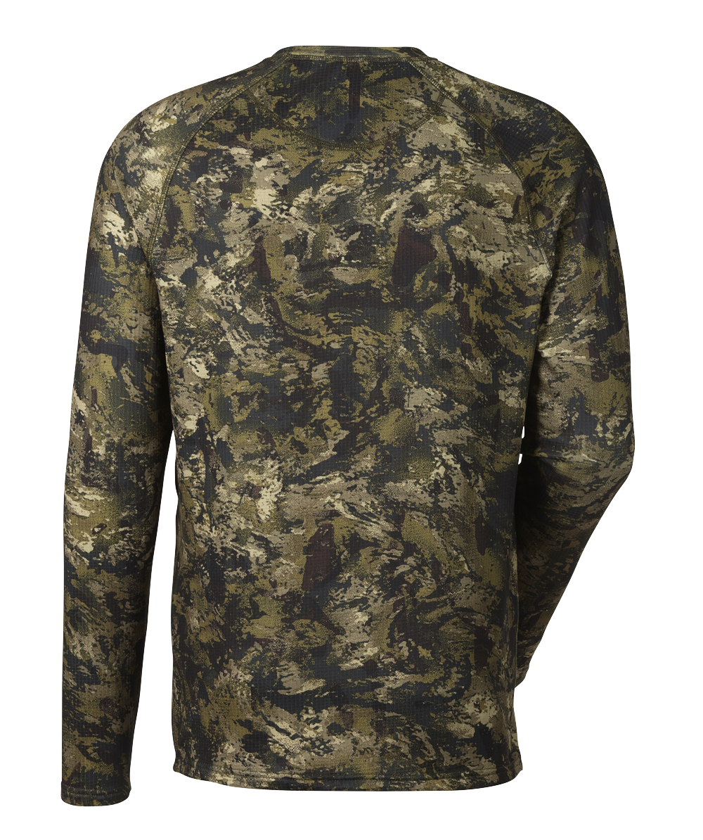 T shirt Seeland manches longues Active Camo InVis Green
