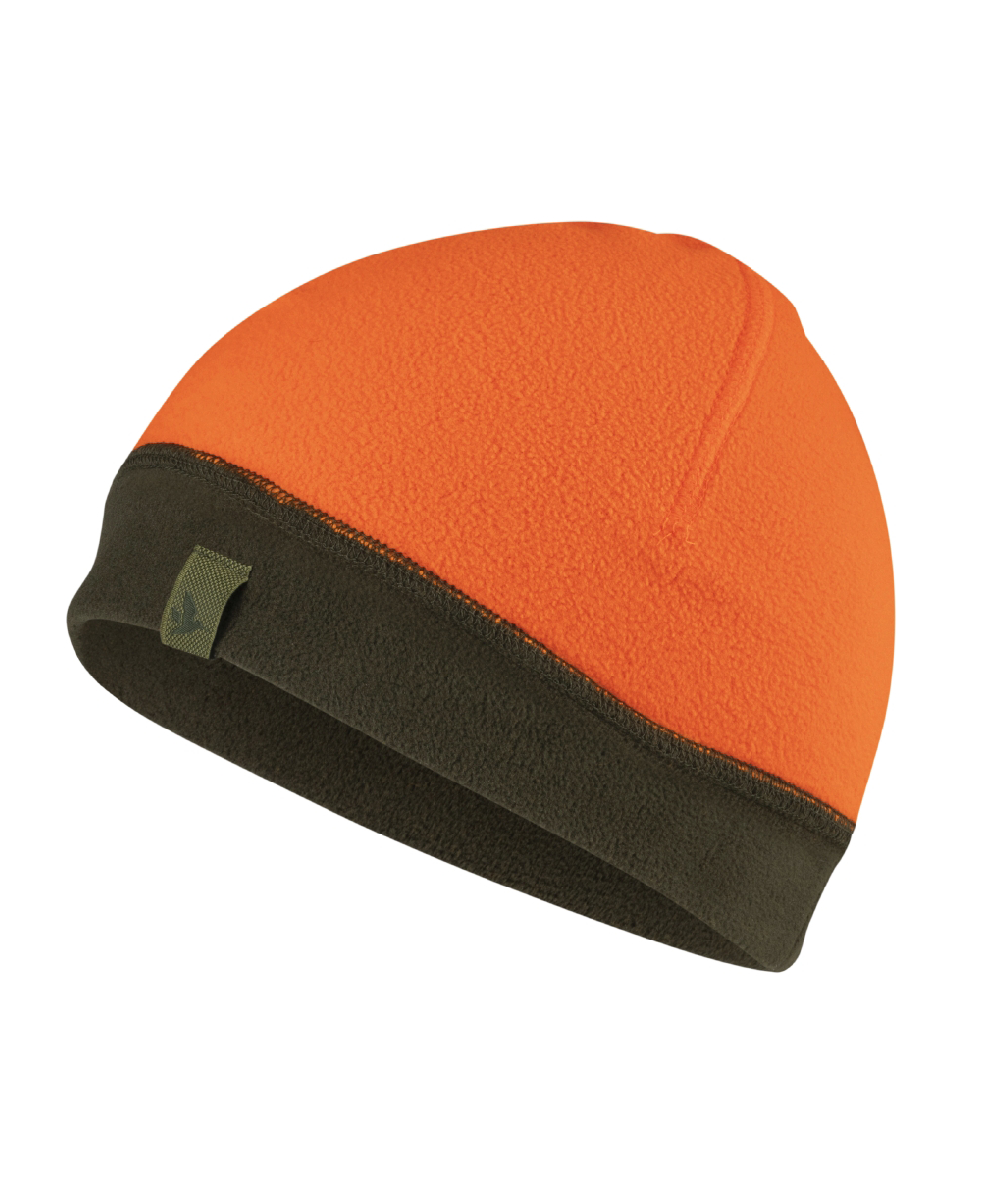 Bonnet polaire réversible coloris Orange fluo