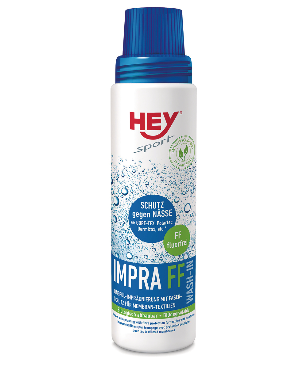 lessive imperméabilisante HEY Sport Impra FF, Imperméabilisant liquide à intégrer au lavage avec protection des fibres pour textiles à membrane., XX73508-03