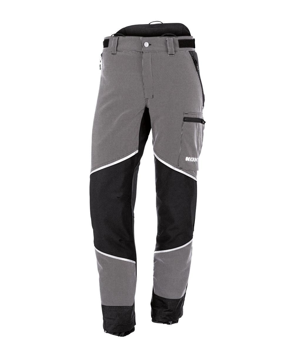 Pantalon anti-coupure Caribou 2.0 KOX noir/gris, noir/gris, XX71224