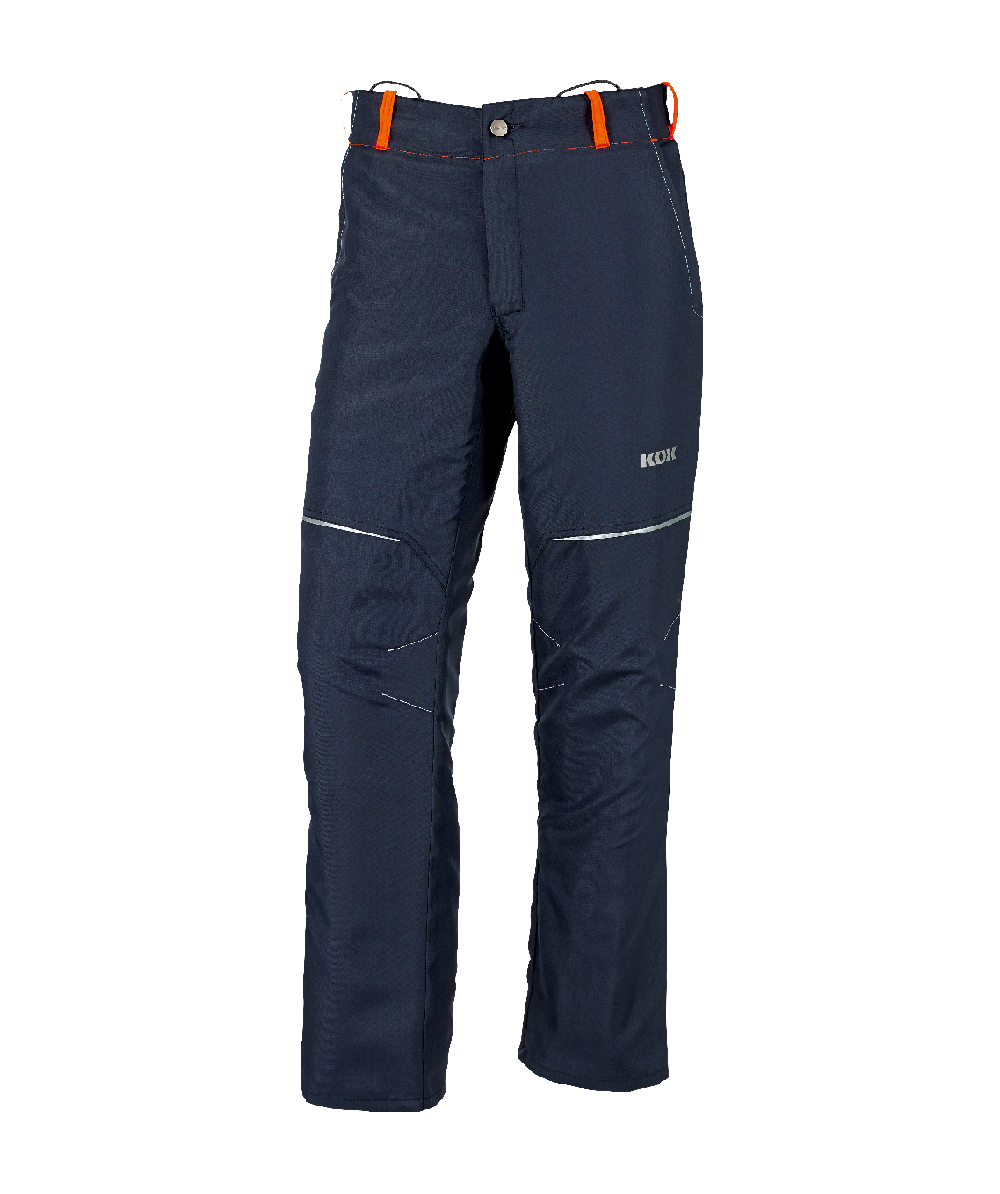 Pantalon de protection anti-coupures Vento 2.0 de KOX, bleu foncé