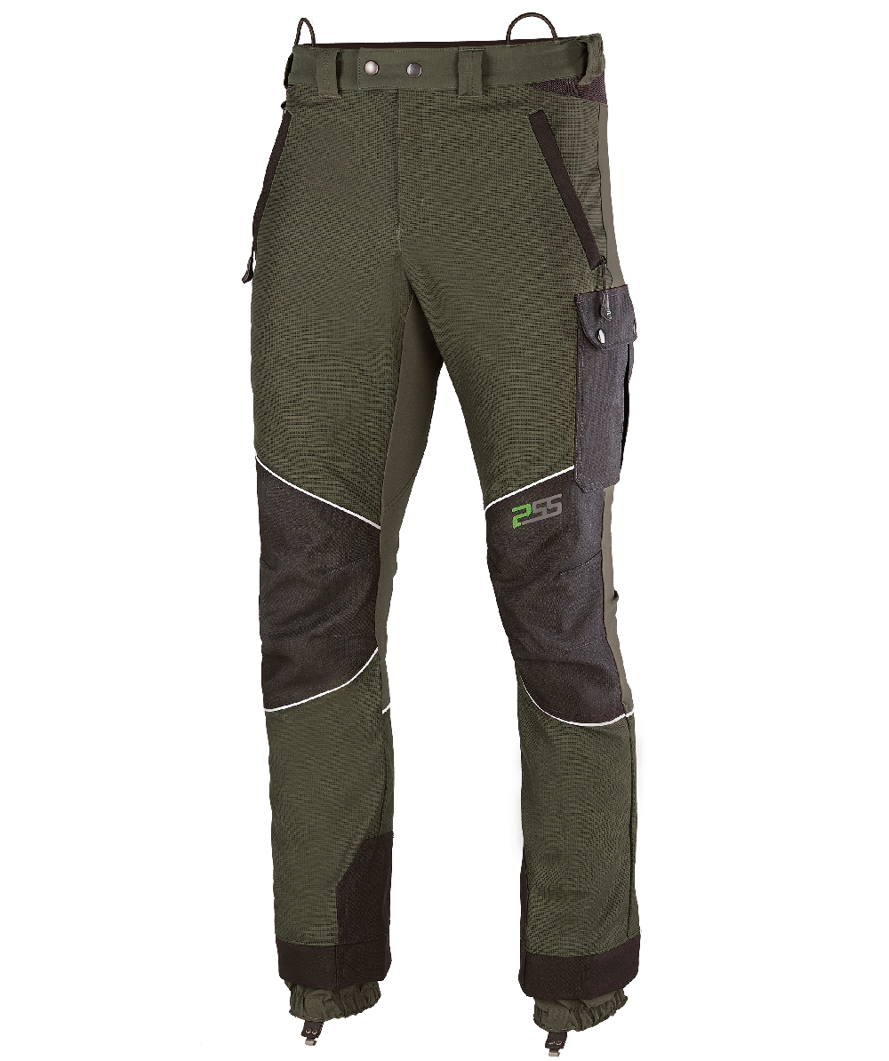 Pantalon de travail PSS X-treme Work sans membrane vert/noir, vert/noir, XX78210